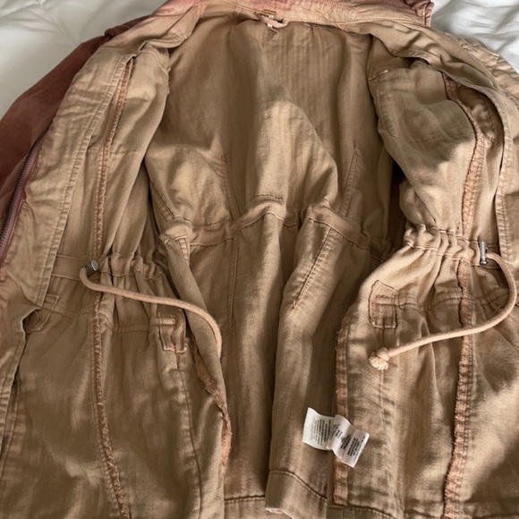 Free People Distressed Army Utility Jacket Not Your Brother’s Surplus - Picture 12 of 16